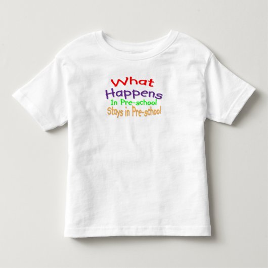 Vorschule Kleinkind T-shirt (Vorderseite)