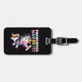 Vorschule nagelte It Unicorn Graduation Cap Gepäckanhänger (Vorderseite horizontal)