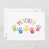 Vorschule Postkarte (Vorne/Hinten)