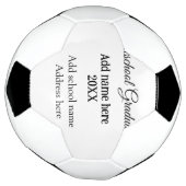 Vorschulen Abschluss Name der Schule hinzufügen Fußball (Gedreht)