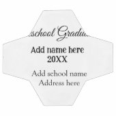 Vorschulen Abschluss Name der Schule hinzufügen Fußball (Flach)