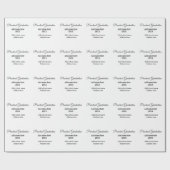 Vorschulen Abschluss Name der Schule hinzufügen Geschenkpapier (Flach)