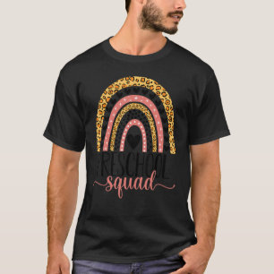 Vorschulen-Squad-Team-Lehrer Mädchen Jungs zurück T-Shirt