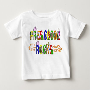 Vorschulfelsen - Sterne Baby T-shirt