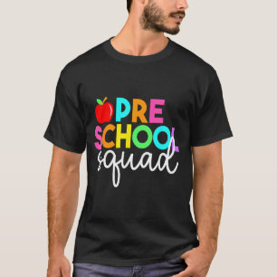 Vorschulgruppe zurück zur Schule Lehrer Schüler T-Shirt