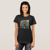 Vorschulkinder Regenbogen Mädchen Jungen Lehrer Te T-Shirt (Vorne ganz)