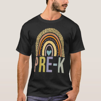 Vorschulkinder Regenbogen Mädchen Jungen Lehrer Te T-Shirt