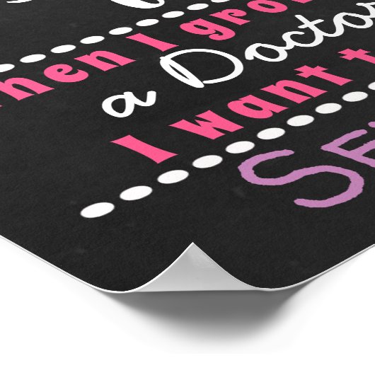 Vorschulklatsche Poster (Ecke)