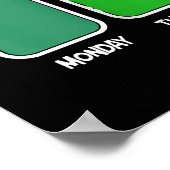 Vorschullehrer Akku-Lebensdauer im Kinderzimmer Poster (Ecke)