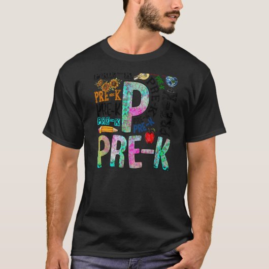 Vorschullehrer an der Schule T-Shirt (Vorderseite)