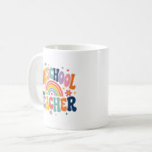 Vorschullehrer-Dankeschön-Geschenk Kaffeetasse (Vorderseite Links)