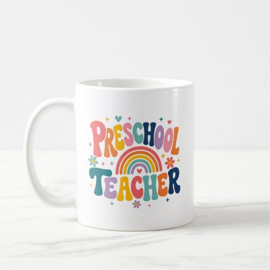 Vorschullehrer-Dankeschön-Geschenk Kaffeetasse (Links)