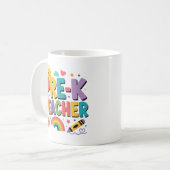 Vorschullehrer-Dankeschön-Geschenk Kaffeetasse (Vorderseite Links)