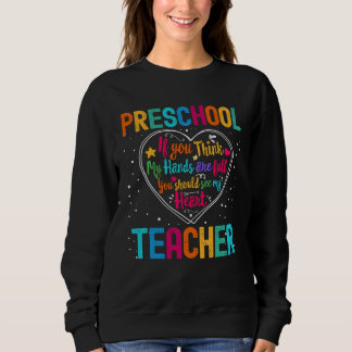 Vorschullehrer Dankwoche Zurück zur Schule Sweatshirt