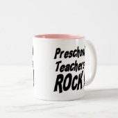 Vorschullehrer-Felsen! Tasse (VorderseiteRechts)