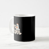Vorschullehrer Halloween-Geist Lehrer Lesen  Kaffeetasse (Vorderseite Links)