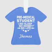 Vorschullehrer/in der Uni kein Leben oder Geld Ornament (Rückseite)