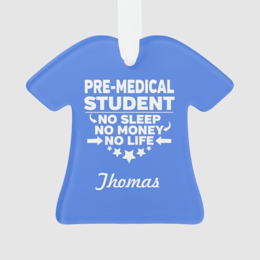 Vorschullehrer/in der Uni kein Leben oder Geld Ornament (Rückseite)