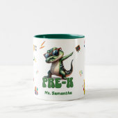 Vorschullehrer/in Zweifarbige Tasse (Mittel)