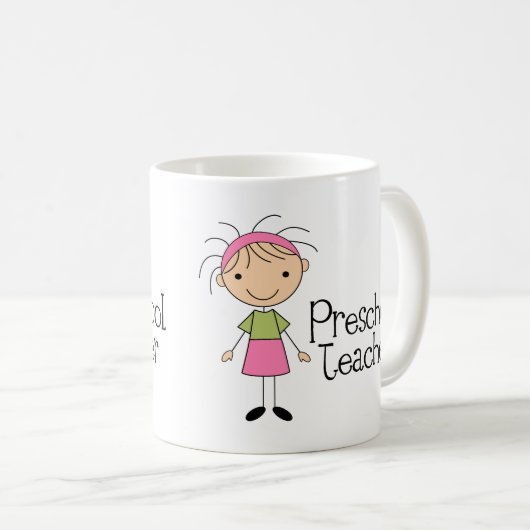 Vorschullehrer Kaffeetasse (VorderseiteRechts)