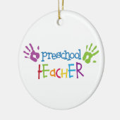 Vorschullehrer Keramikornament (Links)