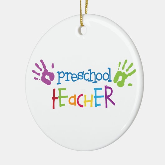 Vorschullehrer Keramikornament (Links)