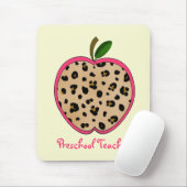 Vorschullehrer-Leopard-Druck Apple Mousepad (Mit Mouse)