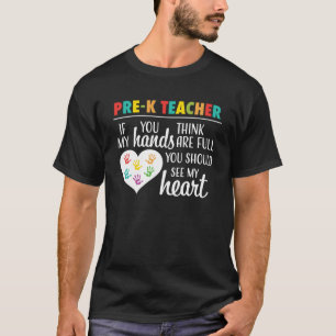 Vorschullehrer Niedlich Herzwürdigung für Frauen T-Shirt