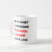 Vorschullehrer, phantastisch kaffeetasse (Vorderseite Links)