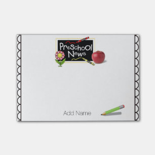 Vorschullehrer Posten-it® Anmerkungen Post-it Klebezettel