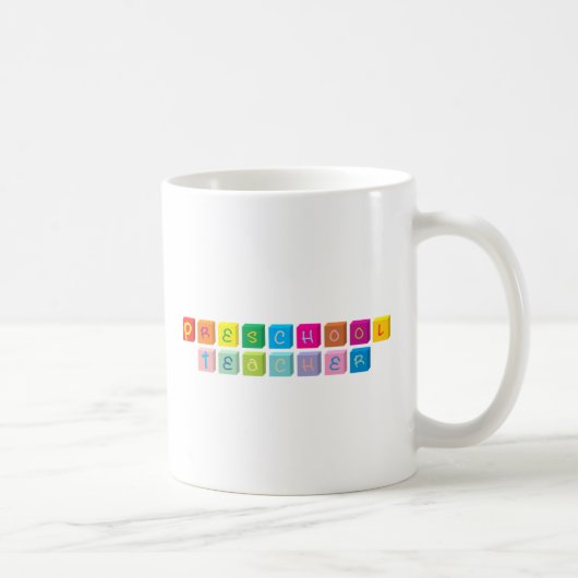 Vorschullehrer-Tasse Kaffeetasse (Rechts)