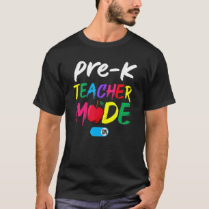 Vorschullehrer-Trupp Modus Ein Zurück zur Schule T-Shirt