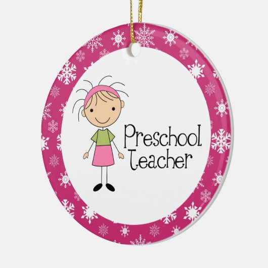 Vorschullehrer-Verzierung Keramik Ornament (Links)