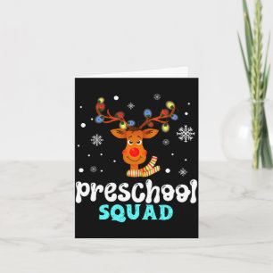 Vorschullehrer Weihnachten Vorschulgruppe Karte