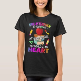 Vorschullehrer, wenn Sie meinen, dass meine Hände T-Shirt