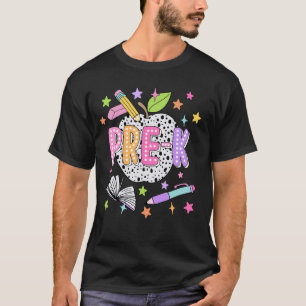 Vorschullehrer zurück zur Schule Glück zuerst D T-Shirt