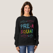 Vorschullehrer zurück zur Schule Sweatshirt (Vorne ganz)