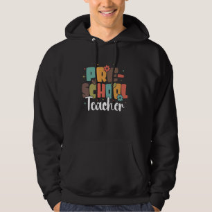 Vorschullehrer zurück zur Schulstufe Hoodie
