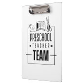 Vorschullehrerteam Klemmbrett (Links)