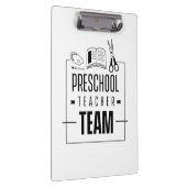 Vorschullehrerteam Klemmbrett (Rechts)