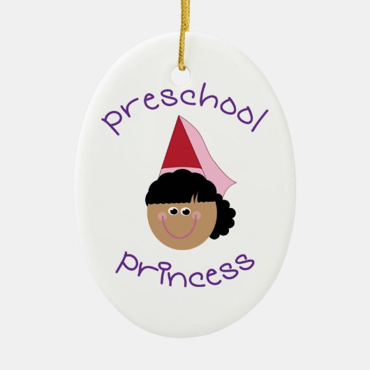 Vorschulprinzessin Keramik Ornament (Vorne)