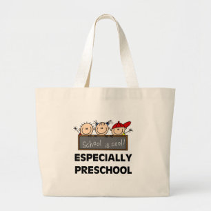 Vorschulschule ist coole T-Shirts und Geschenke Jumbo Stoffbeutel