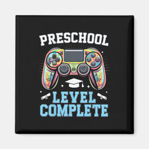 Vorschulstufe Abgeschlossen Letzter Schultag Gamer Magnet