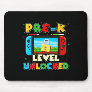 Vorschulstufe freigeschaltete Videospieler Jungen Mousepad