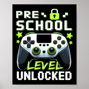Vorschulstufe freigeschalteter Videospieler Zurück Poster