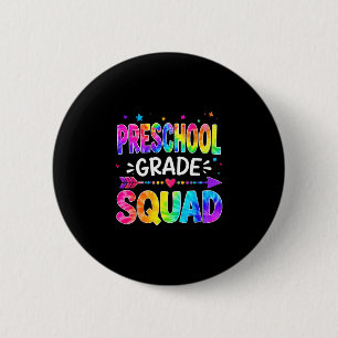 Vorschulteam Team-Tie-Dye Zurück zur Schule Button