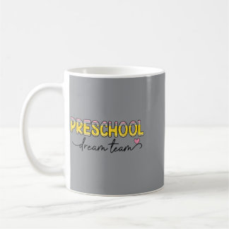 Vorschulteam Zurück zur Schule Lustiges Team Bleis Kaffeetasse