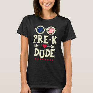 Vorschulzeit vor dem Typ zurück an den ersten Schu T-Shirt