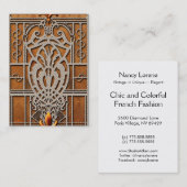 VORSEHUNG: LILIE VISITENKARTE (Vorne/Hinten)