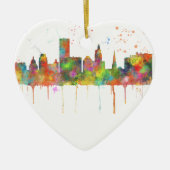 VORSEHUNG, RHODE ISLAND SKYLINE KERAMIKORNAMENT (Vorne)